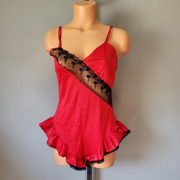 Vintage Other - Vintage 70s Ruffle Romper Small